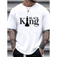 thumbnail image 1 of king print tee shirt, Tees for Men, Casual Short Sleeve T-shirt for summer, 1 of 4