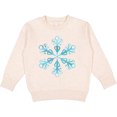 thumbnail image 2 of Inktastic Icy Blue Winter Snowflake Toddler Sweatshirt, 2 of 4