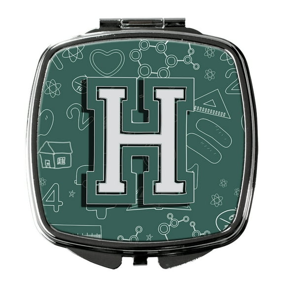 Letter H Back to School Initial Compact Mirror