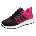 thumbnail image 3 of Domzle 12 Hour Shift Shoes For Women Slip On Wide Toe Box Walking Sneakers,Non-Slip Mesh Breathable Lightweight Sneakers,Arch Support For All-Day Standing Hot Pink 40, 3 of 6