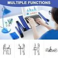 thumbnail image 4 of Adjustable Height Laptop Desk Laptop Stand for Bed Portable Lap Desk Foldable Table Workstation Notebook RiserErgonomic Computer Tray Reading Holder Bed Tray Standing Desk blue Amazon Bann, 4 of 8