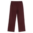 thumbnail image 3 of TiaoBug Kids Boys Gentleman Suit Pants Elastic Waistband Pull-On Trousers Wedding Party Formal Uniform Burgundy 14, 3 of 7