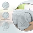 thumbnail image 4 of Utopia Bedding Comforters Twin Size, All Season Duvet Insert, Down Alternative Box Stitched Bed Comforter with Corner Tabs, Machine Washable (Light Grey), 4 of 5