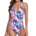 thumbnail image 1 of FcBaudy Maillots de Bain pour Femmes Maillot de Bain pour Femme Grande Taille Maillot de Bain pour Femme Femme une-Pièce Maillots de Bain Unis Tenue de Plage Robe de Bain Femme Maillot de Bain, 1 of 6