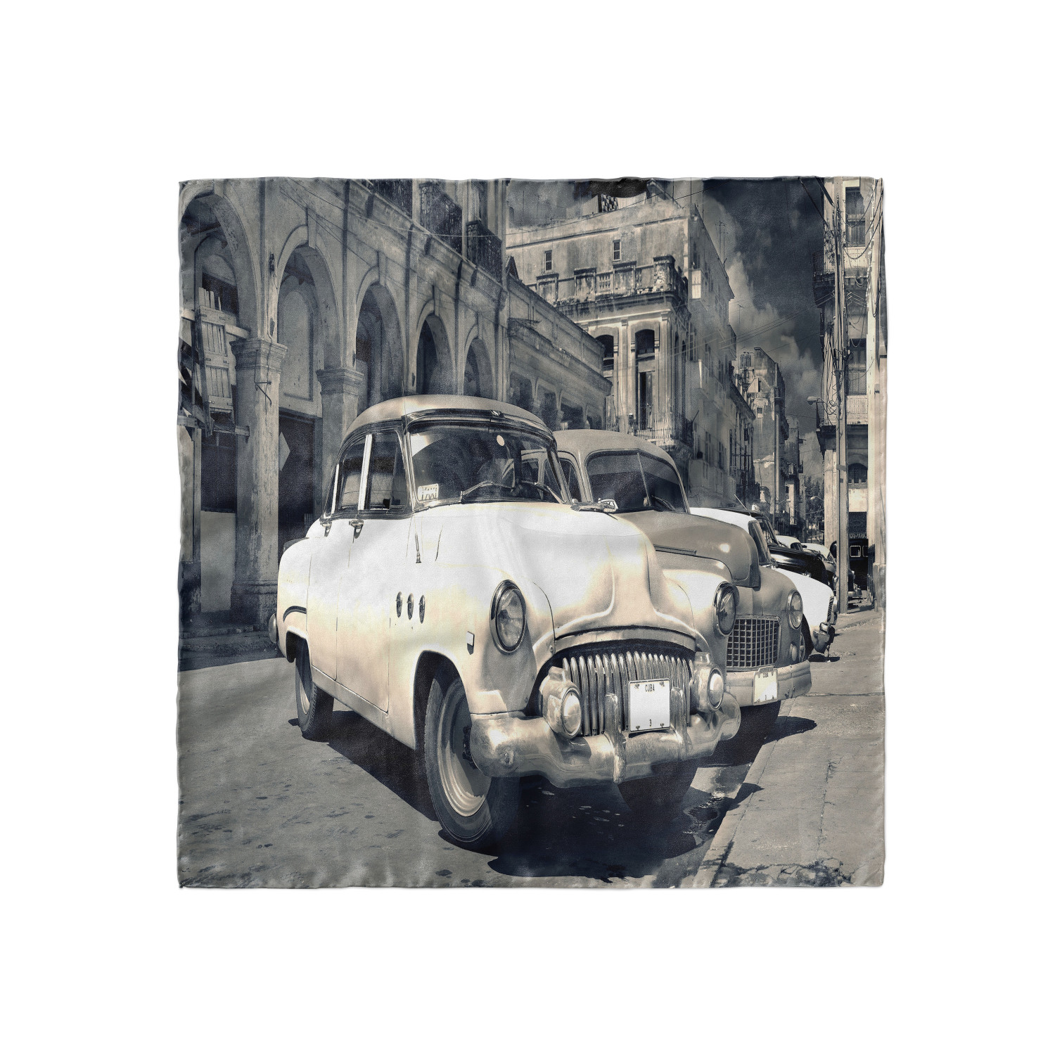 Ambesonne Vintage Car Head Scarf American Cars Havana Head Wrap 3 Sizes By Ambesonne Walmart Com Walmart Com