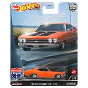 Hot Wheels Premium Car Culture Car & Truck Play Vehicles, Metal Metallic American Scene, 1.28 lbs