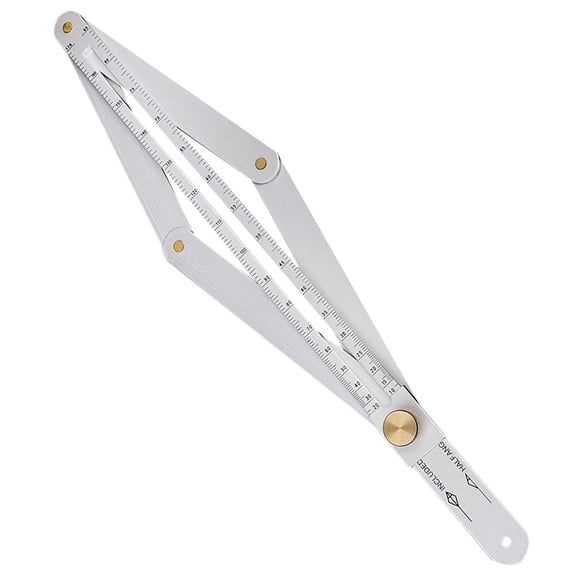 Professional Metric Ruler and Diagonal Protractor Measuring Tool for Accurate Transfer and Precise Measurements