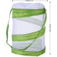 thumbnail image 4 of Woofy Woof 2 Pack Mini Butterfly Habitat Cage,Insect Mesh Cage,Bug Terrarium Pop Up 5.51" x 7.08" Tall_AB, 4 of 5