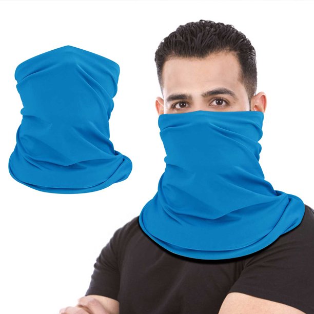 Fiudx Bufanda Deportiva, Bandana Transpirable para Ciclismo Al Aire Libre, Polaina Suave Estilo Punk para El Cuello, Mascarilla de Protección Solar Uv, para Hombre y Mujer, Impregnable para Primavera