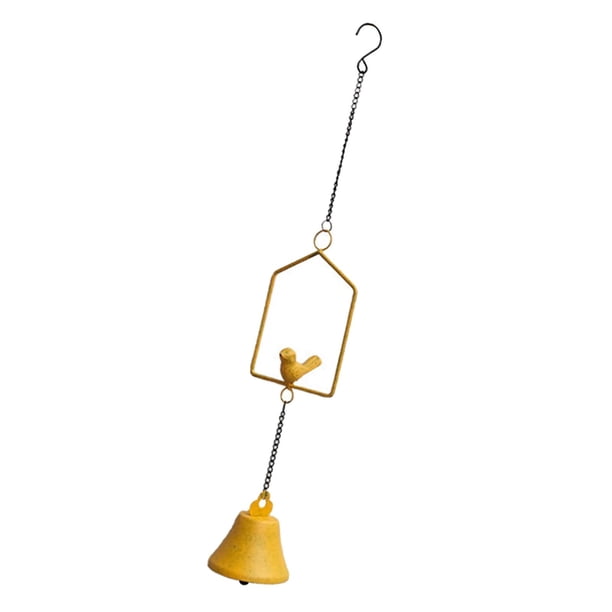Campanas de viento para jardín, colgantes para coche, para interior y exterior Amarillo