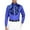 Blue, variant on Men's Performance Stage Shirt Long Sleeve Sparkling Sequins for Dance Shows and Special Events XXL Black