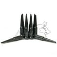 thumbnail image 3 of 32 Black Spline Spike Lug Nuts 14x1.5 For Chevy GMC Silverado Sierra 2500 3500, 3 of 10