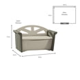 thumbnail image 2 of Rubbermaid Patio Storage Bench, 2 of 5