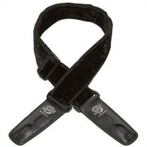 Lock-It Straps Professional 2-Inch Crushed Velvet Strap w/ Locking Ends - Black