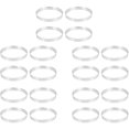thumbnail image 1 of 20 x Espaciadores de rueda de anillo de cubo de aluminio universales 74,1 mm O/D 72,6 mm I, 1 of 5