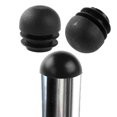thumbnail image 3 of Septiembre Tapas De Patas De Sillas Accesorios De Plástico Esférico Para Muebles Tapones Antideslizantes Negros, 3 of 4