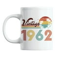 thumbnail image 1 of Vintage 1962 feat. Retro Sunset & Palm Trees Ceramic Coffee & Tea Mug (11oz), 1 of 6