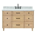 thumbnail image 5 of Ariel B55CWOVOWOA Monroe 54" Free Standing Single Basin Vanity Set - Wood, 5 of 6