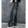 thumbnail image 4 of YunPes Girls Y2K Hip-Pop Baggy Jeans Faded & Distressed Denim Pants Boyfriend Loose Fit Casual Streetwear Trousers for Kids, 4 of 9