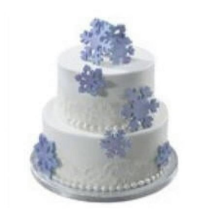 Cake Decoration Gum Paste Snowflakes White