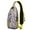 Yellow-155, variant on Crossbody Sling Backpack for Women Men Polka Dots Pattern Shoulder Sling Crossbody Casual Chest Bag for Travel Sports Running Hiking