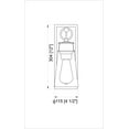 thumbnail image 7 of 2300-1SL-RB-Z-Lite-Wentworth - 1 Light Wall Sconce In Restoration Style-16 Inches Tall and 7.5 Inches Wide Rubbed Brass  Brushed Nickel Finish with, 7 of 7