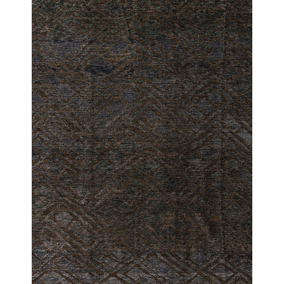 Ahgly Company Machine Washable Indoor Rectangle Abstract Gray Area Rugs, 7' x 10'
