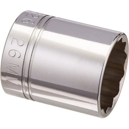 

Williams STM-1226 1/2 Drive Shallow Socket 12 Point 26mm