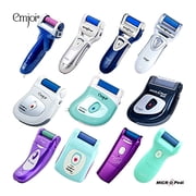 Emjoi Micro-Pedi Callus Remover with Bonus Replacement Rollers - White