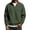 06# Army Green, variant on Mens Quarter Zip Pullover Sweaters Mock Neck Slim Fit Lightweight Pullover Waffle Knit Casual Sweater,Black L