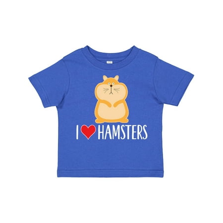

Inktastic I Love Hamsters Pet Gift Toddler Boy or Toddler Girl T-Shirt