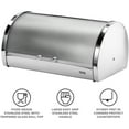 thumbnail image 3 of Oggi Stainless Steel Bread Box w/ Frosted Lid (15" x 7.25" x 10"), 3 of 13