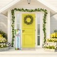 thumbnail image 5 of Fraser Hill Farm 45-inch Happy Easter Front Porch Sign with Built-In LED Lights and Bunny, Battery Operated, Spring Porch Leaner, Festive Holiday Decor for Home, Patio, Easter Decor, Multicolor, 5 of 12