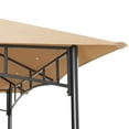 thumbnail image 7 of ABCCANOPY 10'x12' Patio Gazebo With Double Soft Roof Canopies for Shade and Rain,Khaki, 7 of 7