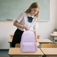 thumbnail image 4 of HJYCHN Backpack for School Large Capacity Lightweight Casual Daypack for Girls Kids Teens Middle High College Travel School Backpack for Girls Purple One Size, 4 of 9