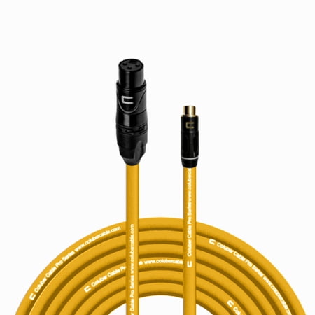 Coluber Cable Unbalanced XLR Female Cable to RCA Female Pro Audio Connector