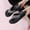 Black, variant on Women's Rhinestone Wedge Flip Flops Non-slip Thick Sole Summer Beach Footwear Black 36