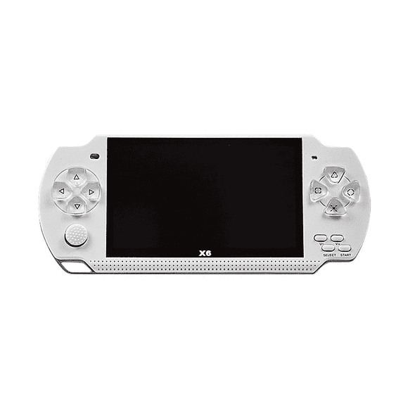 PSP Handheld Game Machine X6 Updated Version, 8GB , 4.3 inch High Definition Color Screen, Over 1200 Free Games