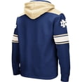 thumbnail image 3 of Men's Colosseum Navy Notre Dame Fighting Irish 2.0 Lace-Up Pullover Hoodie, 3 of 4