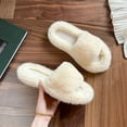 thumbnail image 5 of Tawop Womens House Shoes Fuzzy Fluffy Warm Cozy Slippers Indoor&Outdoor Fall Winter, 5 of 7
