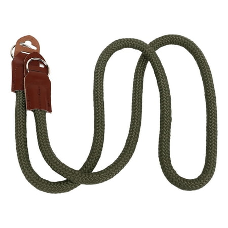 Image of Camera Neck Shoulder Strap Portable Cowhide Nylon Soft Shoulder Belt for Digital SLR Camera OD Green