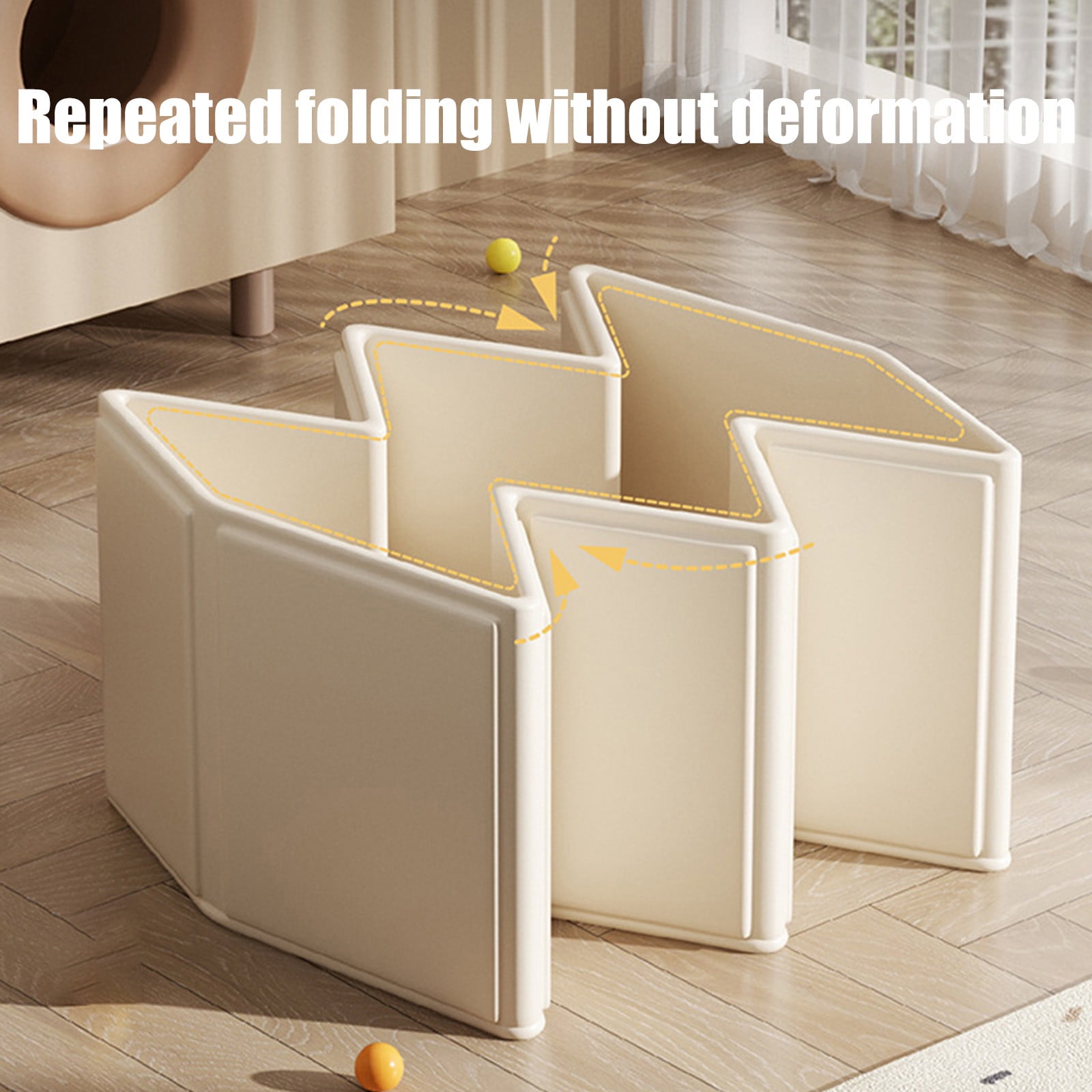 Hodwiequ Extra Large Foldable Pet Bathtub Multi Purpose For Dogs And Laundry Cleaning Sturdy Support Legs Suitable For Indoor And Outdoor Use White