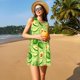 thumbnail image 3 of Disketp Green Avocado para Vestido sin Mangas para Mujeres, Vestidos de Verano para Mujeres, Casual y Holgado para la Playa, 3 of 7
