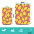 thumbnail image 5 of 2pcs Lemons and Bees Coffee Maker Mat - Bright Summer Design Non-Slip Kitchen Mat, Ultra Absorbent, 5 of 6