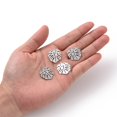 thumbnail image 5 of Non-Tarnish 201 Stainless Steel Pendants al Leaf Charms Monstera Leaf Hollow Stainless Steel Color 24x21x1mm Hole: 1mm, 5 of 5