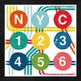 thumbnail image 1 of New York City Life Subway by Michael Mullan, Framed Wall Art, 13.25W x 13.25H, 1 of 1