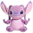 thumbnail image 2 of Disney Stitch Comfort Weighted Plush Angel, 14-inch Stuffed Animal, Alien, Pink, 2 of 6