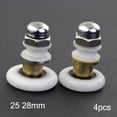 thumbnail image 5 of 4xPartial Shower Door Rollers Runner Wheels Pulleys Eccentrics Sliding Pulleys, 5 of 5