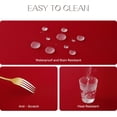 thumbnail image 3 of Christmas Rectangle Tablecloth - Waterproof and Wrinkle Resistant Washable Polyester Table Cloth for Kitchen Dining/Party/Wedding Indoor and Outdoor Use (60 x 120 inch, Red), 3 of 6