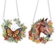 thumbnail image 1 of (SY021) 2 Uds. DIY Creativa Decorativo Guirnalda Mariposa Caballo (diamante Una Cara), 1 of 7